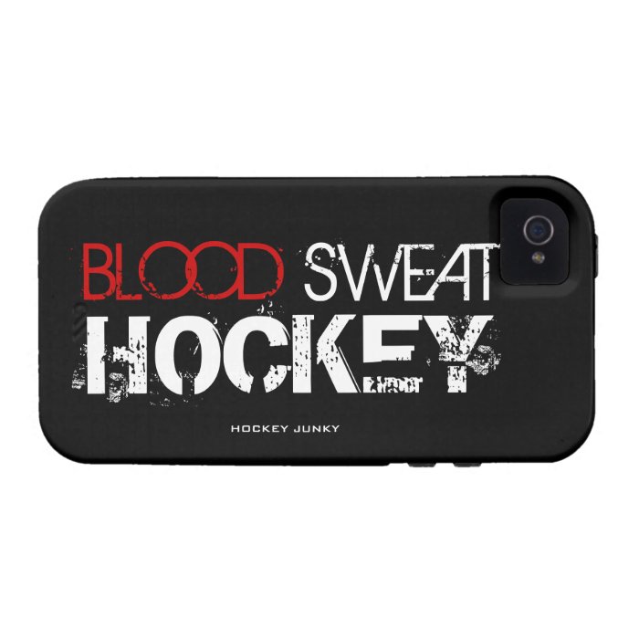 BLOOD SWEAT HOCKEY iPhone 4/4S COVERS