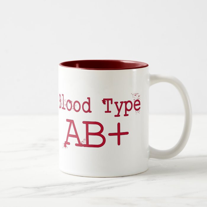 Blood Type AB Positive Coffee Mug