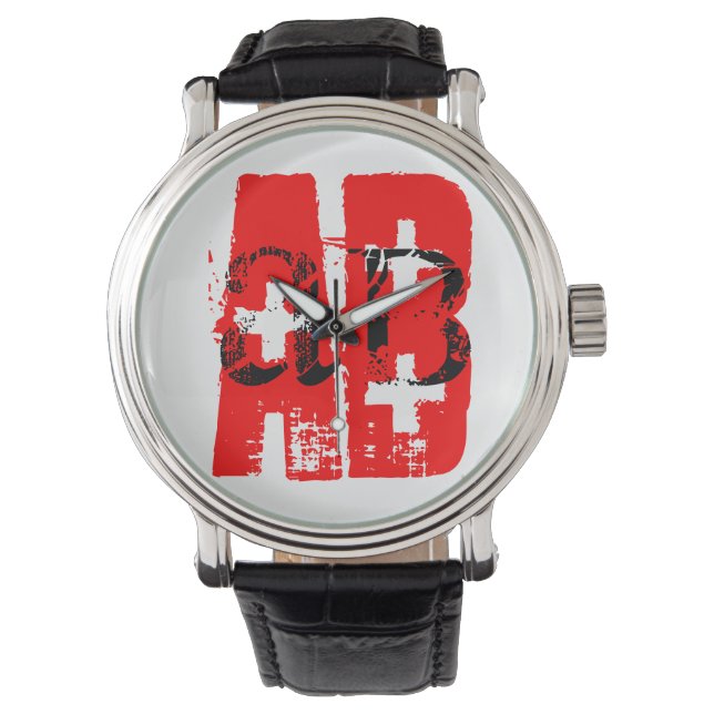 Blood Type AB+ Watch (Front)