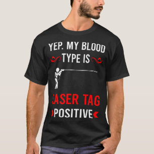 Blood Type Laser Tag T-Shirt