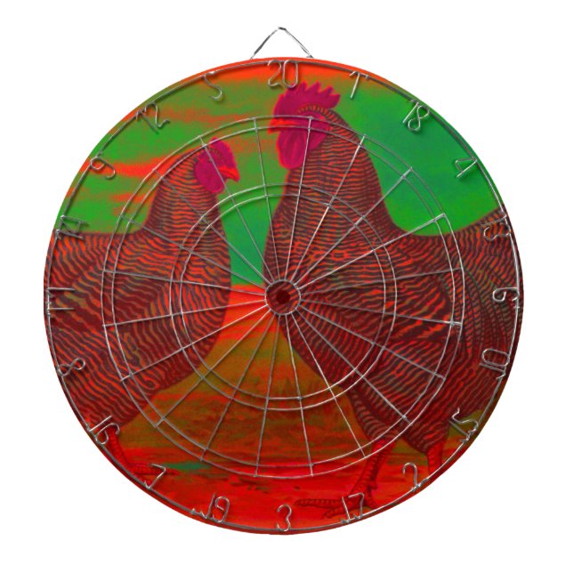 BloodFire Dartboard With Darts (Front)