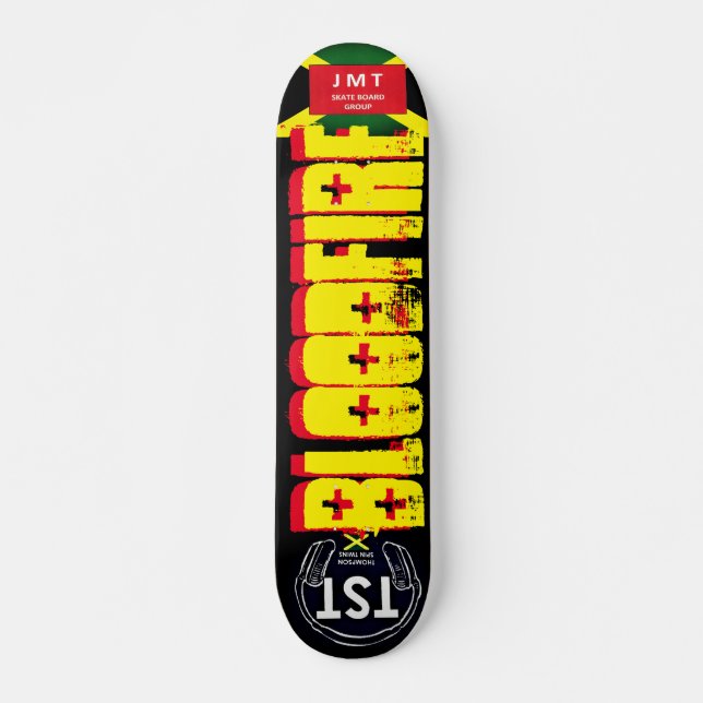 BLOODFIRE  JMT Skateboard, 7¾" Deck (Front)