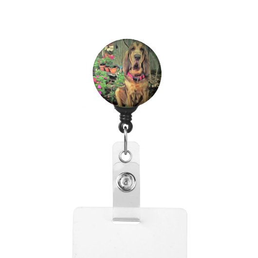 bloodhound badge holder (Badge Clip Front)