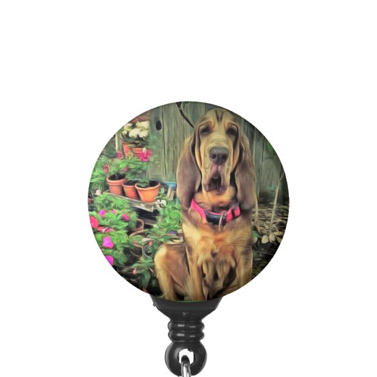 bloodhound badge holder (Clip Front)
