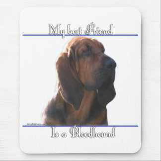 Bloodhound Best Friend; Bloodhound gifts; Mouse Pad