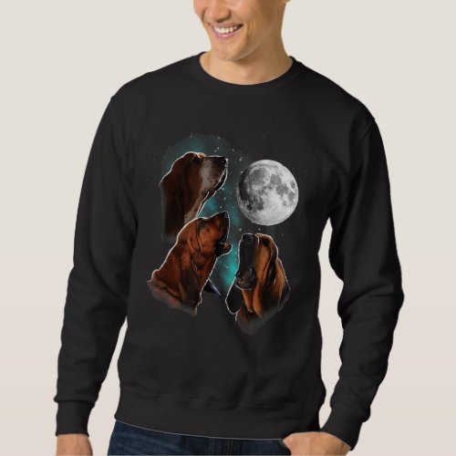 Bloodhound Bloodhound Howling Hound Lover Sweatshirt