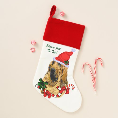 Bloodhound Christmas Christmas Stocking