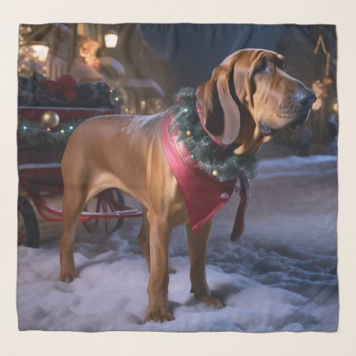 Bloodhound Christmas Festive Season Scarf
