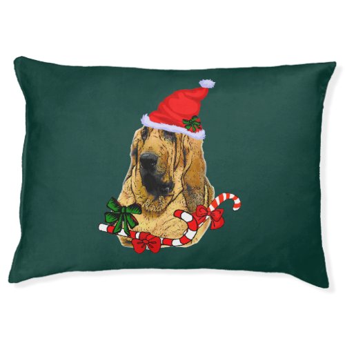 Bloodhound Christmas  Pet Bed