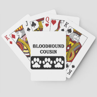 Bloodhound Cousin Poker Cards