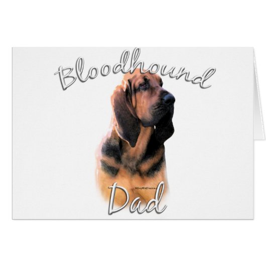 Bloodhound Dad 2 Cards (Front Horizontal)