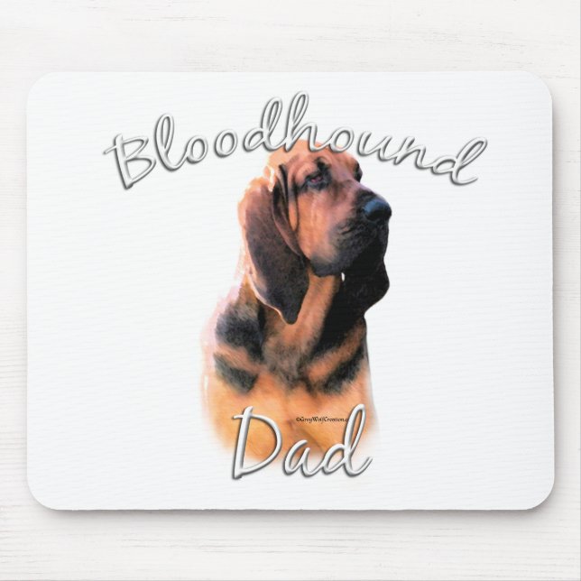 Bloodhound Dad 2 Mouse Pad (Front)