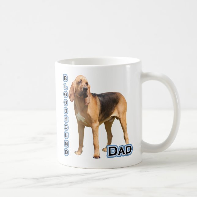 Bloodhound Dad 4 Coffee Mug (Right)
