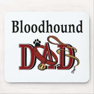 Bloodhound Dad Gifts Mouse Pad