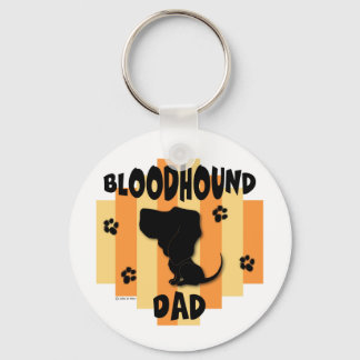Bloodhound Dad Keychain