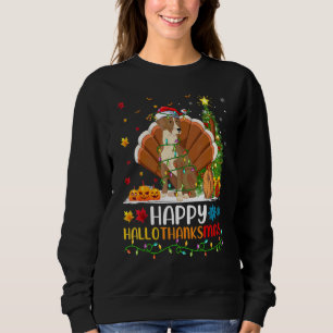 Bloodhound Dog     Happy Bloodhound Hellothanksmas Sweatshirt