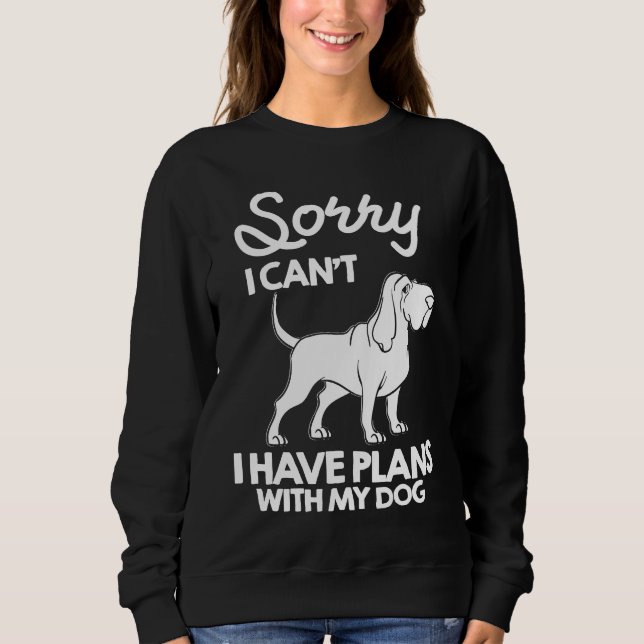 Bloodhound Dog Puppies Owner Lover 1 Sweatshirt (Front)