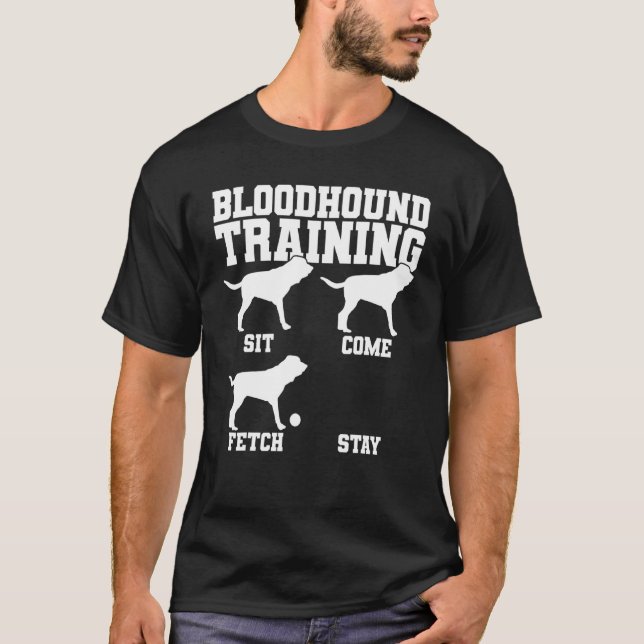 Bloodhound Dog Trainer T-Shirt (Front)