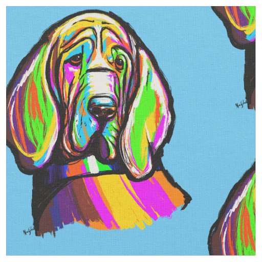 bloodhound fabric