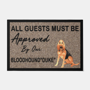 Bloodhound Gifts, Bloodhound Owner Warming  Doormat
