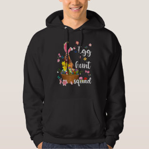 Bloodhound Happy Easter Day Easter Colorful Egg Hu Hoodie