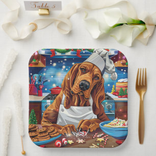 Bloodhound Holiday Baking: Festive Christmas Paper Plates