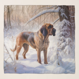 Bloodhound Let It Snow Christmas Scarf