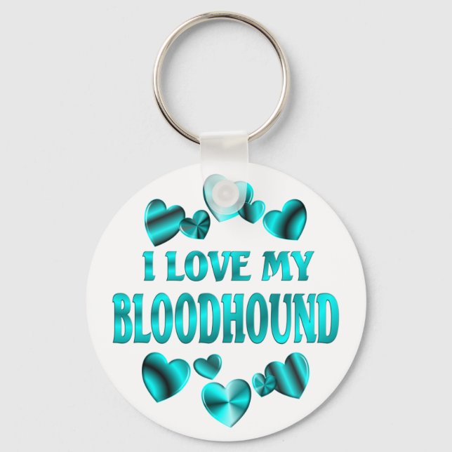 BLOODHOUND Love Keychain (Front)