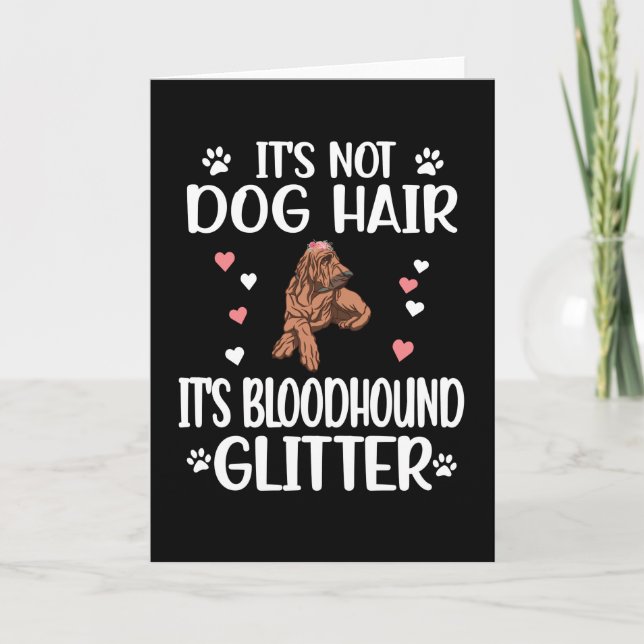 Bloodhound Lover Dog Mom Dad Bloodhound Owner Card (Front)