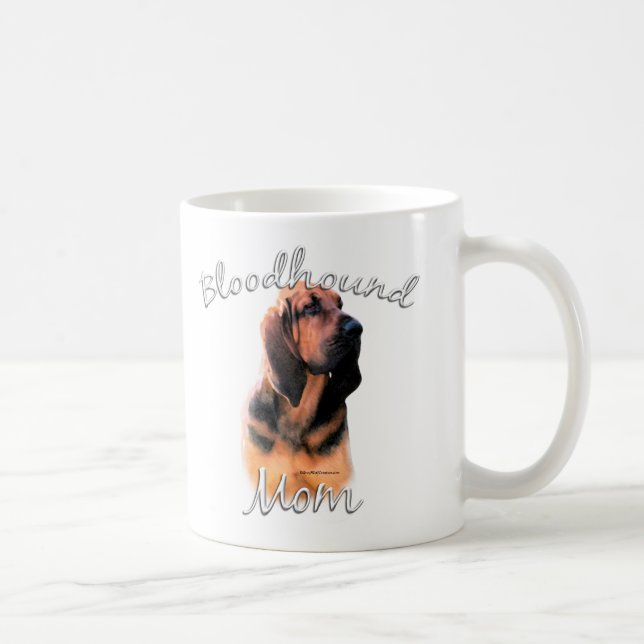 Bloodhound Mom 2 Coffee Mug (Right)