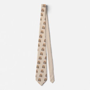 Bloodhound Painting - Cute Original Dog Art Neck Tie