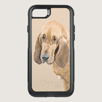 Bloodhound Painting - Cute Original Dog Art OtterBox Commuter iPhone SE/8/7 Case