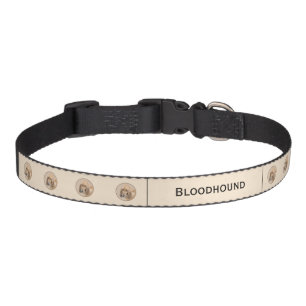 Bloodhound Painting - Cute Original Dog Art Pet Co Collar