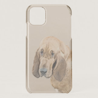 Bloodhound Painting - Cute Original Dog Art iPhone 11 Case