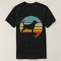  Bloodhound Retro Vintage Dog Puppy Owner Lover 