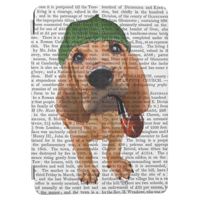 Bloodhound Sherlock Holmes 2 iPad Air Cover (Front)