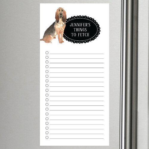 BloodHound Shopping List  Magnetic Notepad