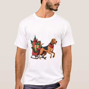 Bloodhound Sleigh Puller T-Shirt