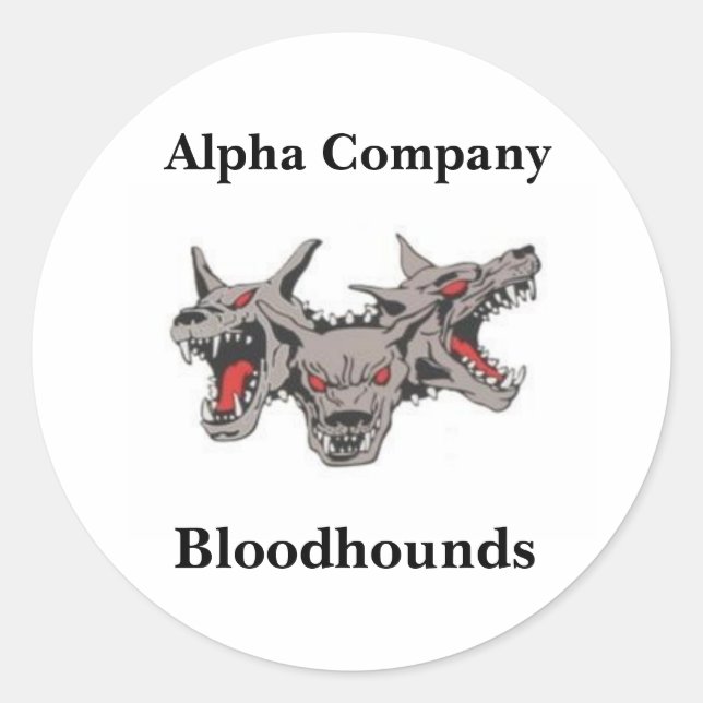 Bloodhound Stickers (Front)