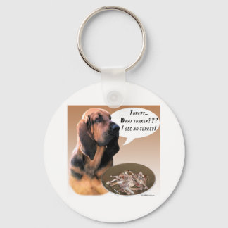 Bloodhound Turkey Keychain