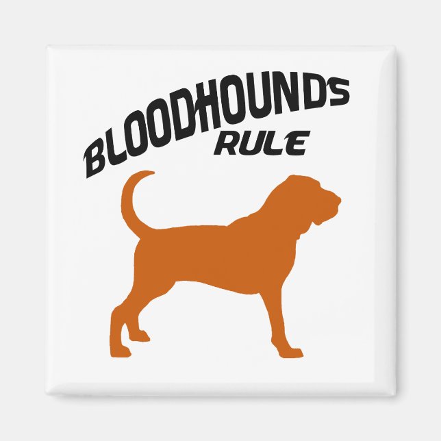 Bloodhounds Rule Magnet (Front)