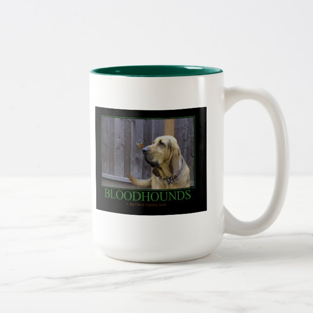 BLOODHOUNDS Two-Tone COFFEE MUG (Right)