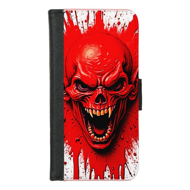 Bloodlust: The Vengeful Vampire iPhone Wallet Case (Front)
