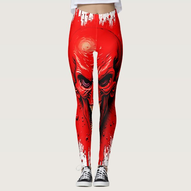 Bloodlust: The Vengeful Vampire Leggings (Front)