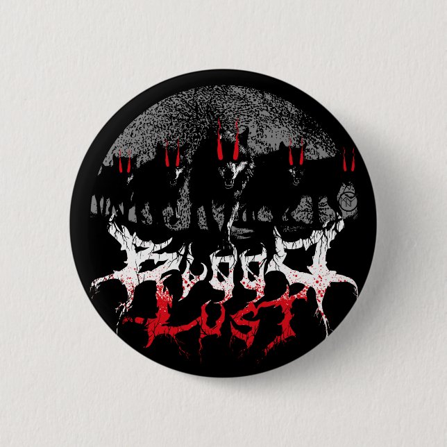 Bloodlust Wolf Pack Button (Front)