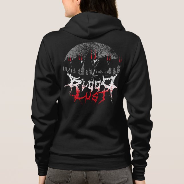 Bloodlust Wolf Pack Hoodie (Back)
