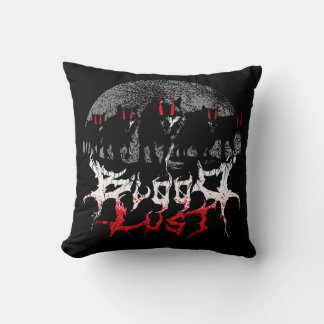 Bloodlust Wolf Pack Throw Pillow