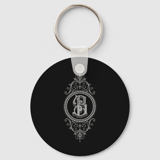 Bloodmark Tattoo Shop Premium  Keychain (Front)