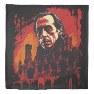 Bloodmoon Castle Duvet Cover