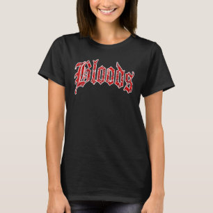 Bloods Piru Hiphop Rap Gang Brim Gangsta Trap Hood T-Shirt